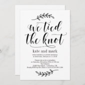 Carte De Remerciements Elégance rustique EDITABLE COULEUR Mariage Inviter (Devant / Derrière)