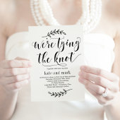 Carte De Remerciements Elégance rustique EDITABLE COULEUR Mariage Inviter