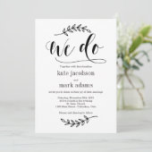 Carte De Remerciements Elégance rustique EDITABLE COULEUR Mariage Inviter (Debout devant)