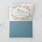 Carte de remerciements élégant (Intérieur)