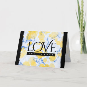 Carte De Remerciements Élégant 18ème anniversaire de Mariage de porcelain