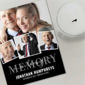 Carte De Remerciements Élégant 4 funérailles photo