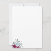 Carte De Remerciements Elégant 50e anniversaire de jalon moderne (Dos)