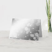 Carte De Remerciements Élégant 70e anniversaire de Mariage Platinum (Dos)