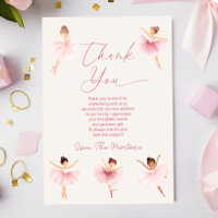 Élégant Baby shower de ballet rose Ballerina