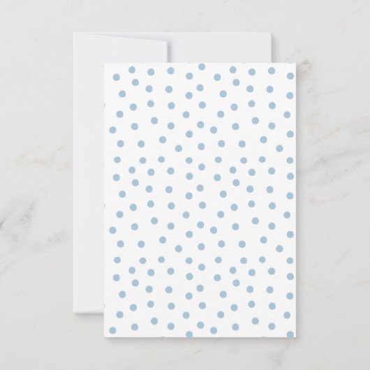 Carte De Remerciements Elégant Baby shower de ballon bleu Boho (Dos)