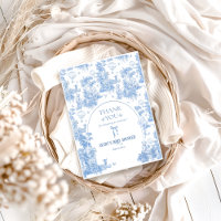 Elégant Baby shower Garçon Toile Bleu Safari