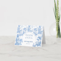 Elégant Baby shower Garçon Toile Bleu Safari