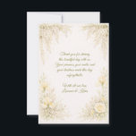 Carte De Remerciements Elegant Botanical Wedding<br><div class="desc">Elegant Botanical Wedding Thank you card</div>