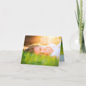 Carte De Remerciements Élégant Chic Script Diplôme de Diplôme de Diplôme  (Dos)