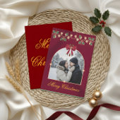 Carte De Remerciements Elegant Christmas Greeting Card – A Message of Lov
