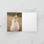 Carte De Remerciements Élégant conte de fées | Princesse Anniversaire (Intérieur)