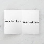 Carte de remerciements élégant de thanksgiving (Intérieur)