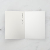 Carte De Remerciements Elégant Dusky Cruise Ship Palm Mariage marin (Intérieur)