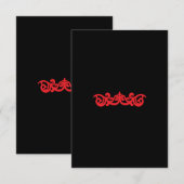 Carte De Remerciements Élégant essentiel de mariage | Été et année (Devant / Derrière)