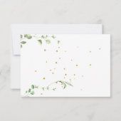 Carte De Remerciements Elégant Eucalyptus Verdure Aquarelle (Dos)