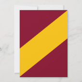 Carte De Remerciements Elégant Luxe Bourgogne Et Or Chic Anniversaire (Dos)