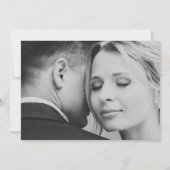 Carte De Remerciements Élégant Mariage de couverture de livre de la bibli (Dos)