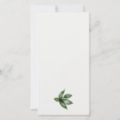 Carte De Remerciements Élégant Mariage de la faune Toucan de la forêt tro (Dos)