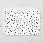 Carte De Remerciements Elégant Mariage de la frontière verte de la Menthe (Dos)