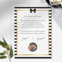 Élégant Mariage de trame en or noir blanc