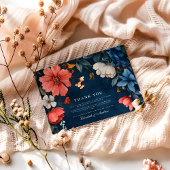 Carte De Remerciements Élégant Mariage Halloween