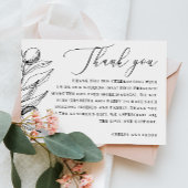 Carte De Remerciements Élégant Mariage italien d'olive | Méditerranée