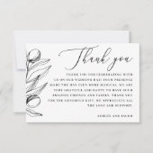 Carte De Remerciements Élégant Mariage italien d'olive | Méditerranée (Devant)