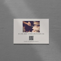 Elégant mariage photo souvenirs code QR