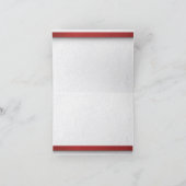 Carte De Remerciements Élégant Mariage Rose (Intérieur)