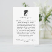 Carte De Remerciements Elegant Medieval Fantasy Wedding (Debout devant)