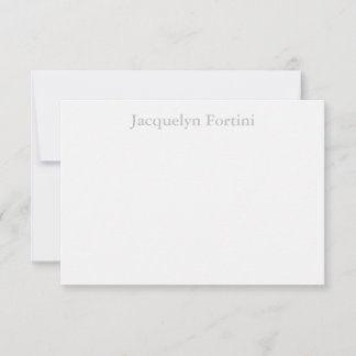 Carte De Remerciements Élégant minimaliste moderne