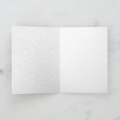 Carte De Remerciements Elégant Or Et Blanc Paisley Lace (Intérieur)