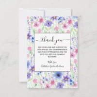 Elégant Pays Rose violet bleu Aquarelle