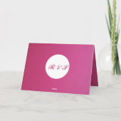 Carte De Remerciements Élégant Rose Blanc Paisley Indien Hindou Mariage T (Dos)