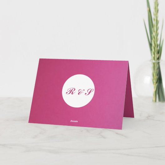 Carte De Remerciements Élégant Rose Blanc Paisley Indien Hindou Mariage T (Dos)