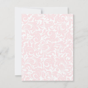 Carte De Remerciements Élégant rose paisley personnalisé Fête des Mères