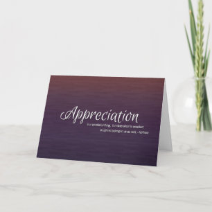 Carte De Remerciements Elegant Thank You Card with Voltaire