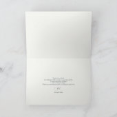 Carte De Remerciements Élégant tournesol (Intérieur)