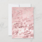 Carte De Remerciements Elegant Watercolor Pink Carnations Thank You (Dos)