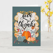 Carte de remerciements élégante (Fleur jaune)