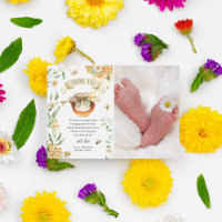 Elégante aquarelle HoneyBee Baby shower