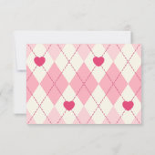 Carte De Remerciements Élégante Coquette Pink Bow Graduation (Dos)