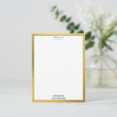 Carte De Remerciements Élégante Fête de Ballons Noirs et Dorés (Debout devant)