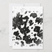 Carte De Remerciements Élégante Fête de Mariage de Cowgirl Côtière (Dos)