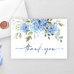 Carte De Remerciements Elégante Hydrangée Bleue Eucalyptus Fleurs Simple<br><div class="desc">Élégant éditable facile à utiliser modèle,  plus d'articles avec le même design sont disponibles dans le magasin. Pour plus de personnalisation,  cliquez sur "Personnaliser ce modèle",  puis sur "Modifier à l'aide de l'outil de conception". Si vous avez besoin d'aide ou d'articles correspondants,  veuillez me contacter.</div>