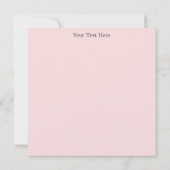 Carte De Remerciements Élégante Pierre de Quartz Rose Energie Corps Espri (Dos)