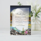 Carte De Remerciements Élément planète Terre (Debout devant)