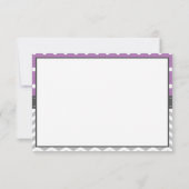 Carte de remerciements éléphant, COULEUR ÉDITABLE (Dos)