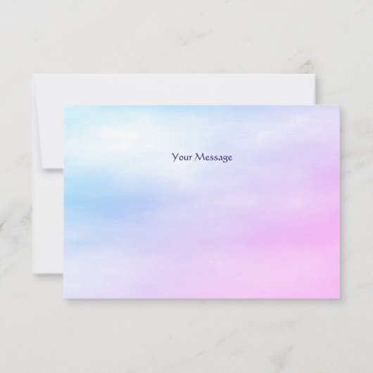 Carte de remerciements Eléphant mignon (Dos)